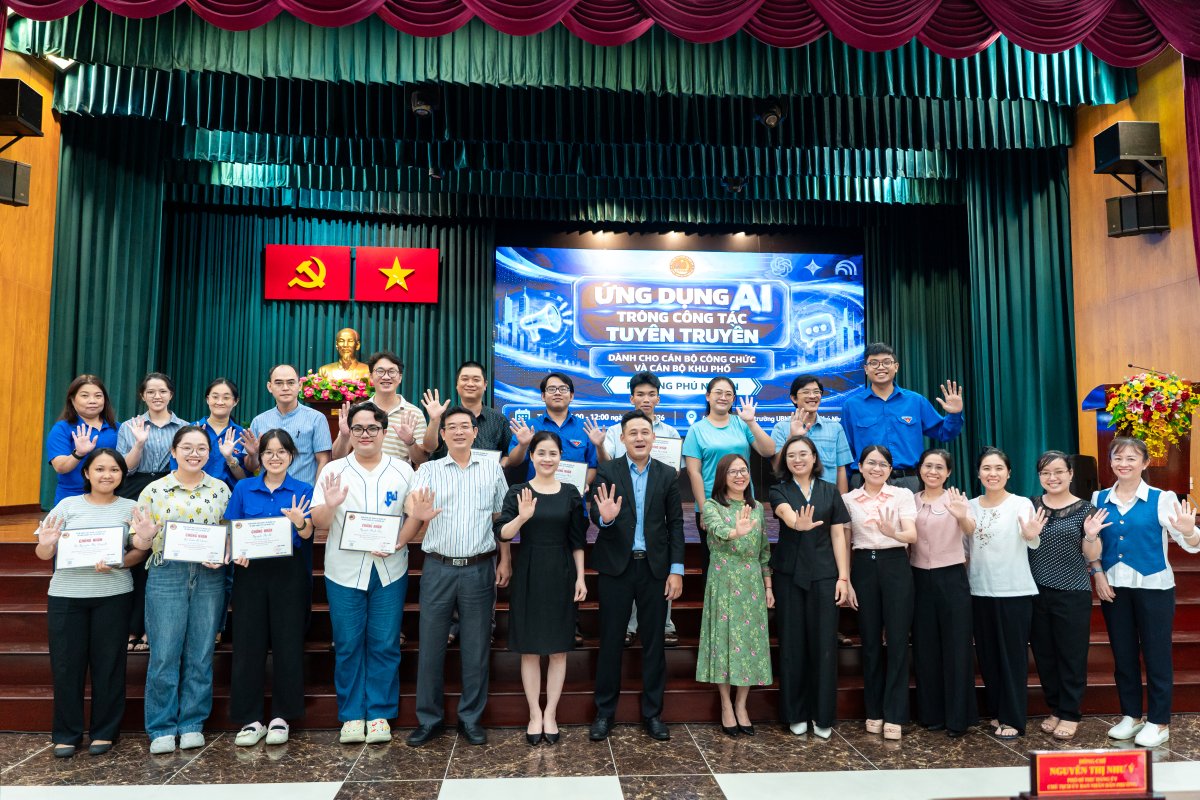 Đào tạo ứng dụng AI cho cán bộ công chức và cán bộ khu phố phường Phú Nhuận